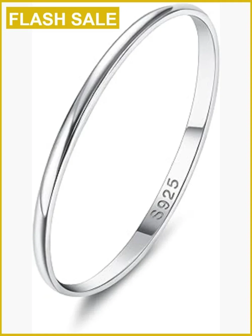 925 Sterling Silver Stackable Band Ring - High Polish, 1mm-6mm, Sizes 4-12,